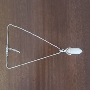 Quartzite charm necklace